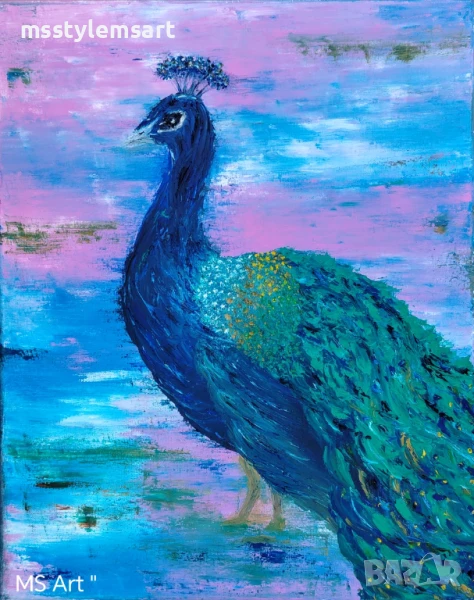 Паун " Картина , снимка 1