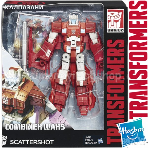 Hasbro Transformers Generations Voyager Робот 2 в 1 Scattershot B0975, снимка 1