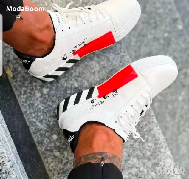 Мъжки бели маратонки , снимка 1