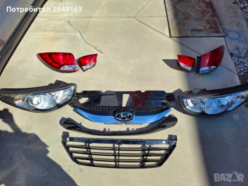 Фарове Стопове Решетки -  Хюндай их35 / Hyundai ix35 / 2009-2015, снимка 1