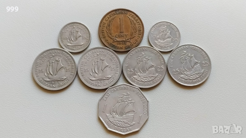 монети  Източни Кариби , снимка 1