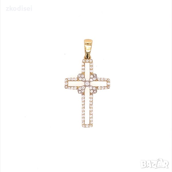 Златен медальон 2,11гр. 14кр. проба:585 модел:20082-2, снимка 1