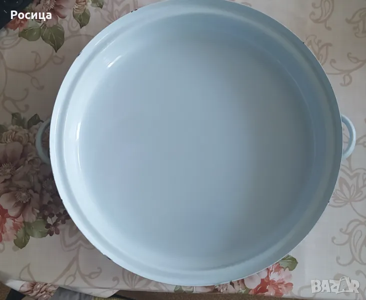 Голяма емайлирана тава с дръжки  - чисто нова, снимка 1
