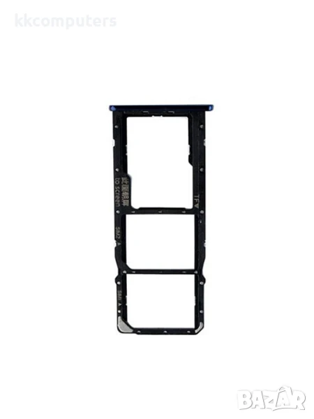 SIM-MicroSD държач Huawei Y7 2018 (LDN-L01) : Цвят: Blue, снимка 1