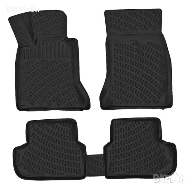 Гумени Стелки Rizline 3D тип Легени К-т 4 части за BMW 5 G30 G31 2017-2019, снимка 1