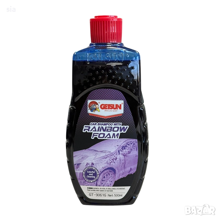 Шампоан пяна концентрат Getsun 1:100 500мл лилав, снимка 1