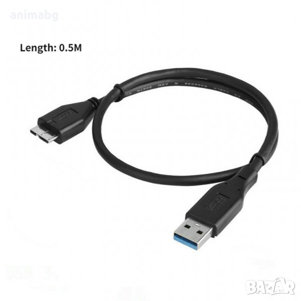 ANIMABG Кабел USB 3.0 за връзка към кутия за хард диск Seagate, HDD, снимка 1