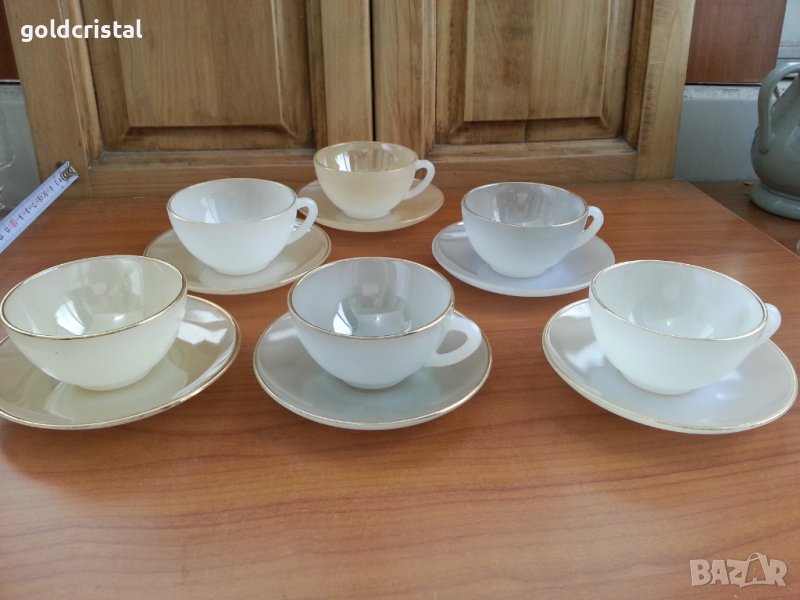 Френски аркопал чаши за чай кафе, снимка 1