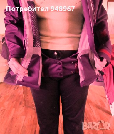 промоция 45 лв Яке  против вятър и дъжд,  наситено лила, снимка 1