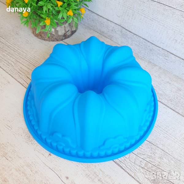 3002 Силиконова форма за кекс Цвете, снимка 1