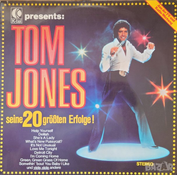 Грамофонни плочи Tom Jones – Seine 20 Größten Erfolge!, снимка 1