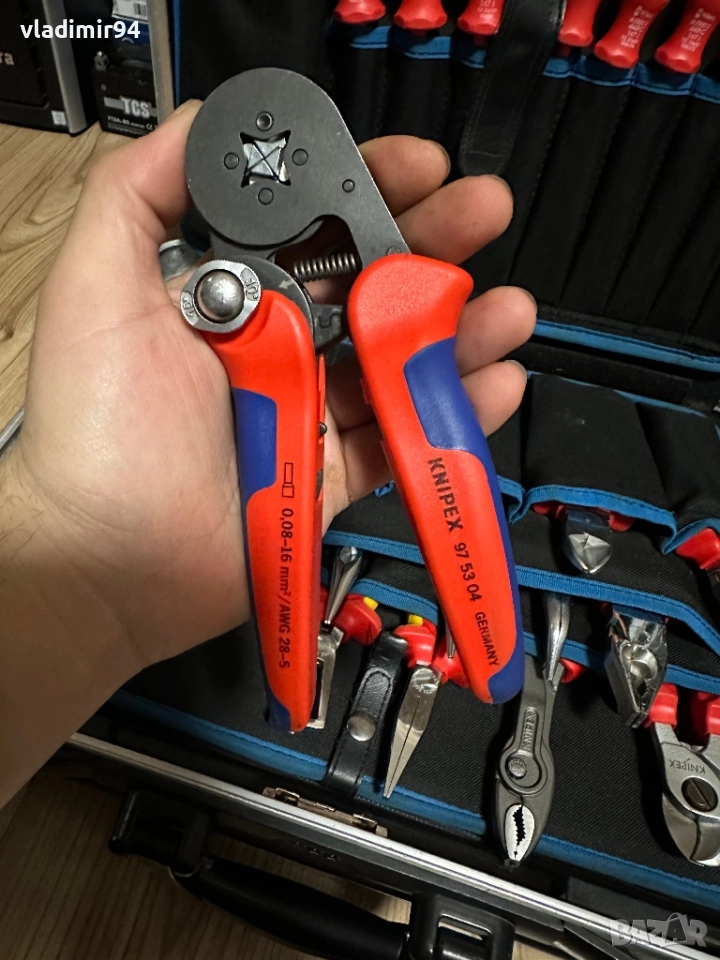 Knipex 97 53 04 Кримпклещи 0,08 - 16 mm², снимка 1