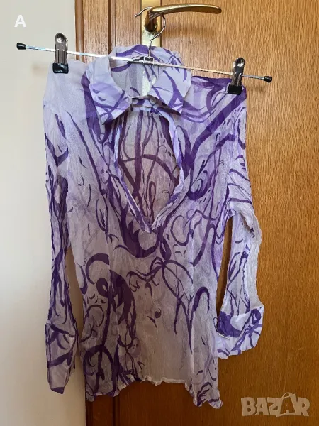 Дамска риза Versace естествена коприна, снимка 1