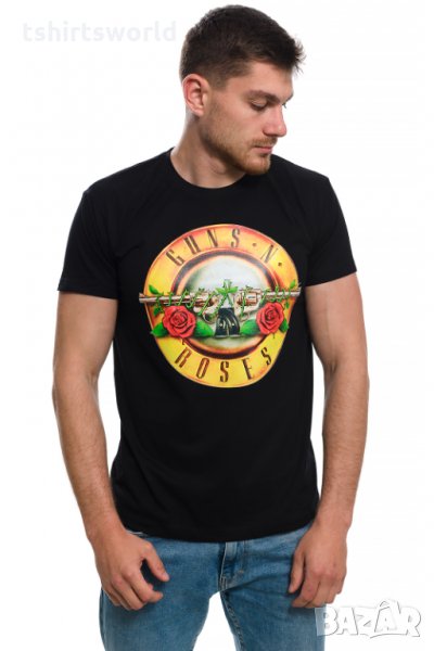 Нова мъжка тениска с логото на музикалната група Guns N'Roses, снимка 1