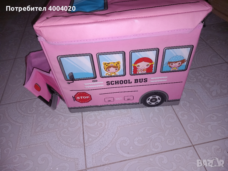 Детски органайзер за момиче тип автобус, снимка 1