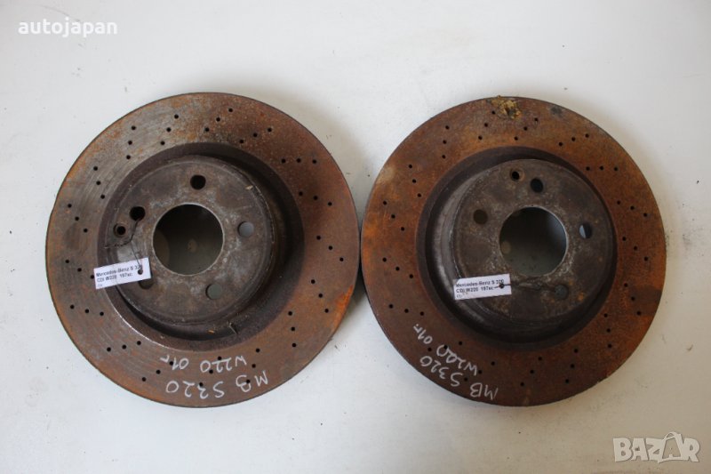 Предни спирачни дискове Мерцедес-бенц в220 с320 цди 197кс 01г Mercedes-benz w220 c320 cdi 197hp 2001, снимка 1