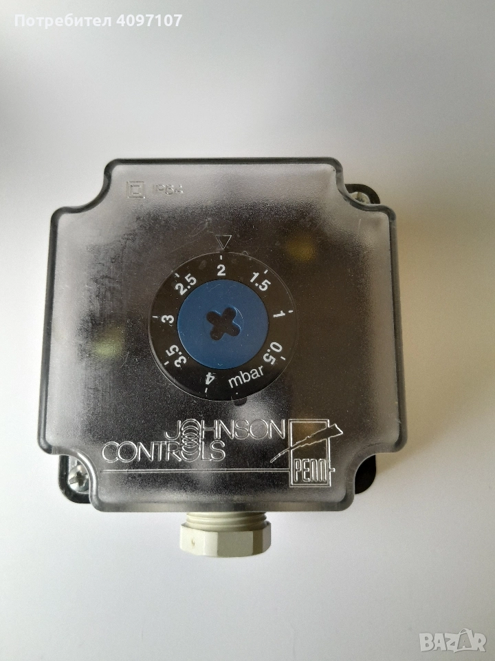 Пресостат за въздух  JOHNSON CONTROLS, снимка 1