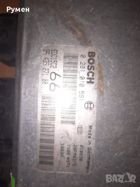 ECU ENGINE CONTROLLER CITROEN PEUGEOT FIAT 2.0 HDI BOSCH 0 281 010 591, снимка 1