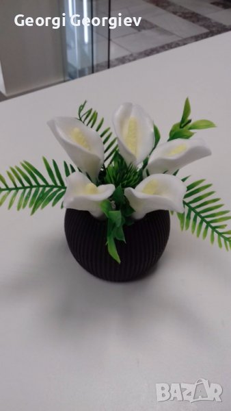 Цветя от глиц.сапун, снимка 1