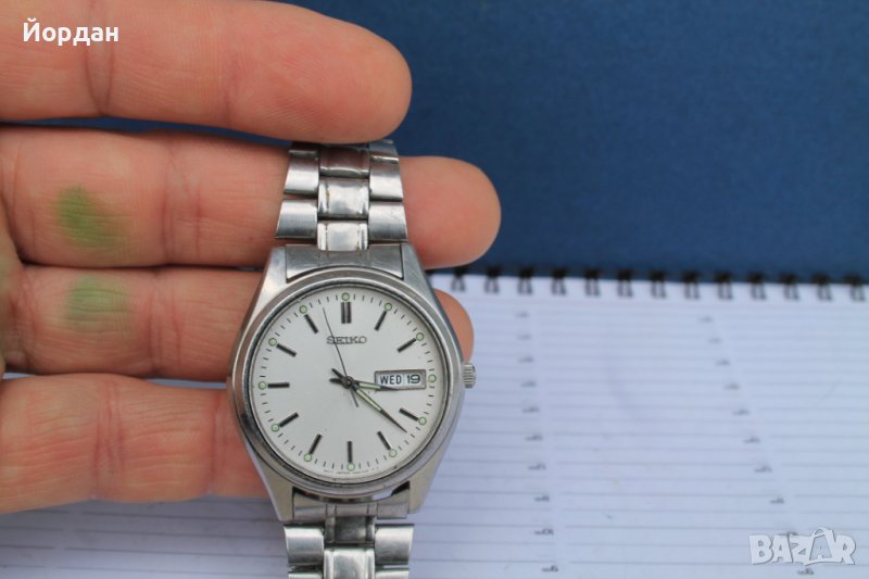 Часовник "Seiko'' кварц 37 мм, снимка 1