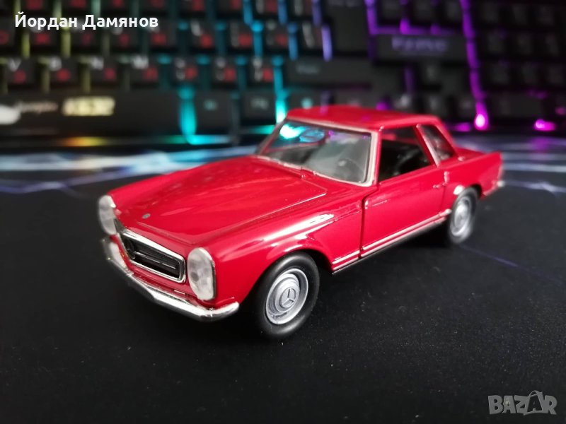 Мерцедес 230 SL '63 в мащаб 1:34, снимка 1