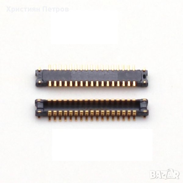 Конектор / Букса 34 pin мъжки на LCD лентот кабел за Samsung Galaxy J3 2017, снимка 1