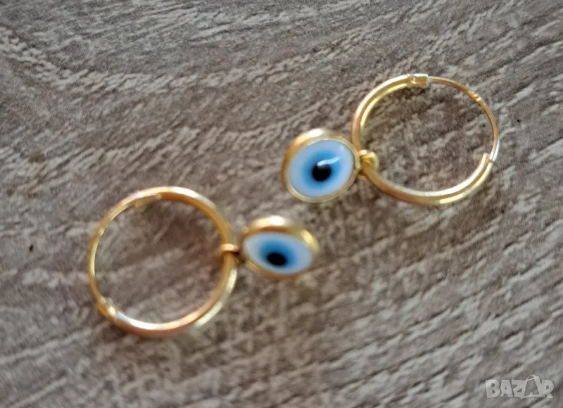 Халки, сребро 925, златно покритие, снимка 1