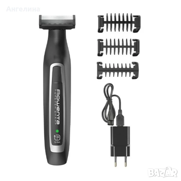Тример, Rowenta TN6000F5, Hybrid Forever Sharp black, beard, waterproof 3-in-1, self-sharpening blad, снимка 1