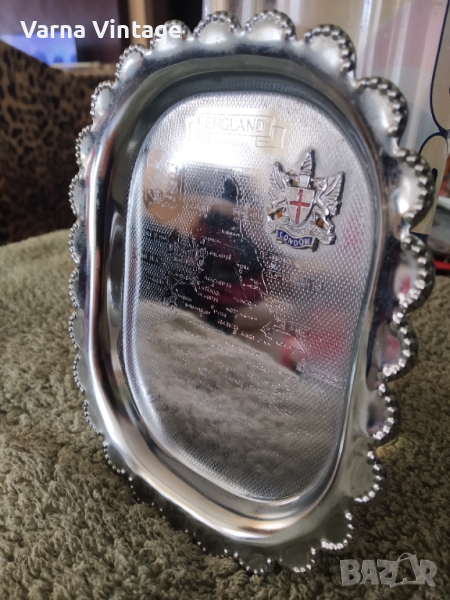 Красив метален пепелник. Англия., снимка 1