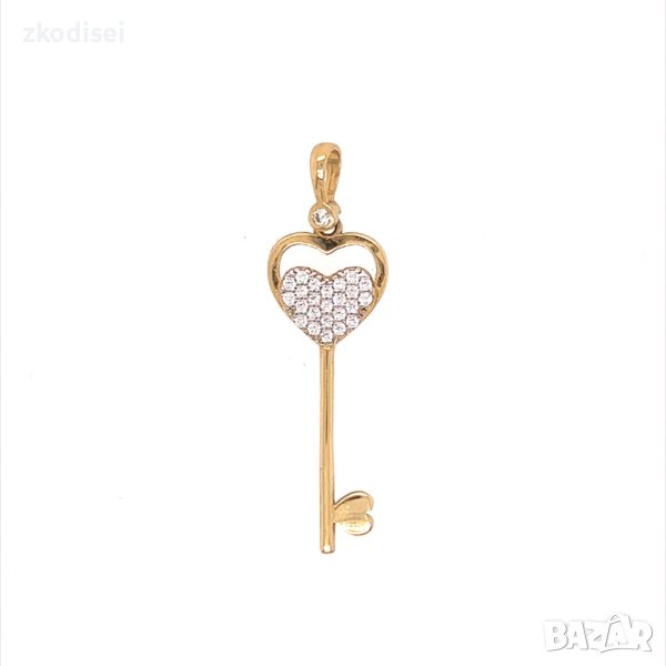 Златен медальон 1,18гр. 14кр. проба:585 модел:20092-2, снимка 1