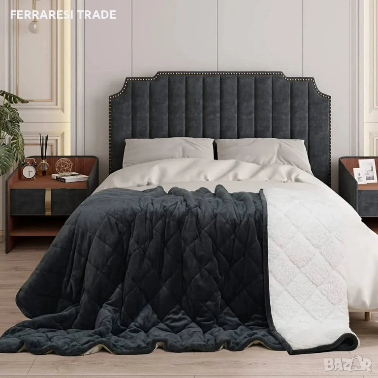 Тежко одеало / Утежнено одеяло антрацит цвят 150 x 200 cm 7 kg, снимка 1
