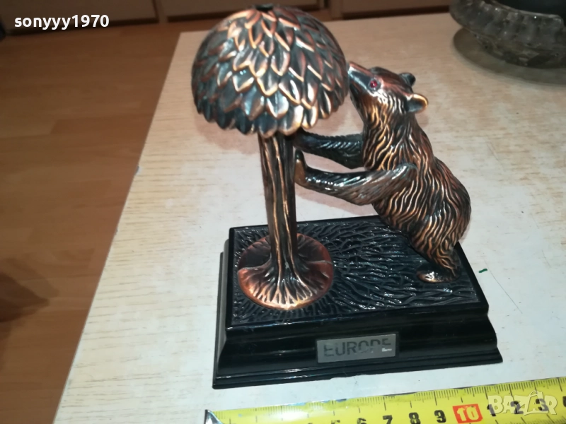 EUROPE-МЕТАЛНА ЗАПАЛКА С МЕЧКА 0709251650, снимка 1