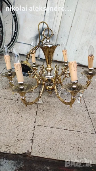 винтидж полилей месинг, снимка 1