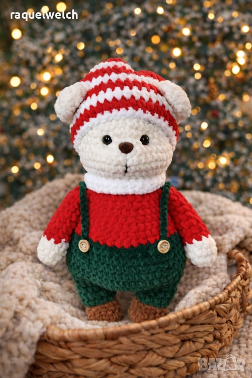 Ръчно Изплетено Мече "Амигуруми", снимка 1