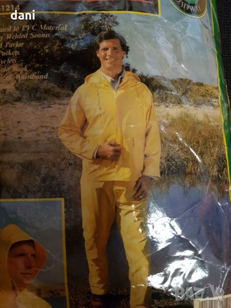 Дъждобран PVC костюм непромокаем XL, снимка 1