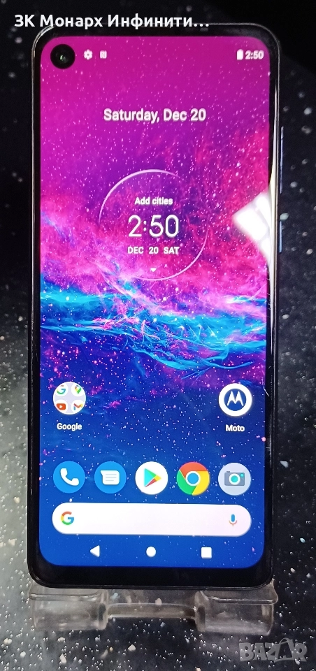 Телефон Motorola one action/RAM-4GB/128GB, снимка 1