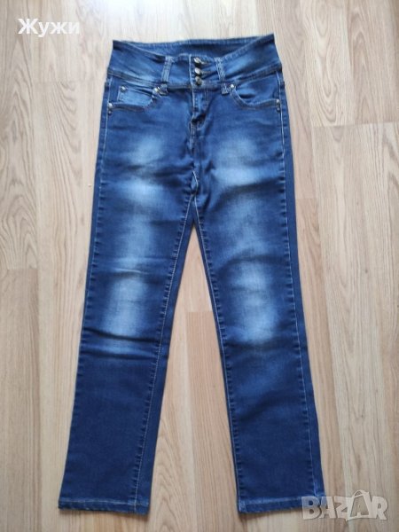 Страхотни дамски дънки размер 30, снимка 1