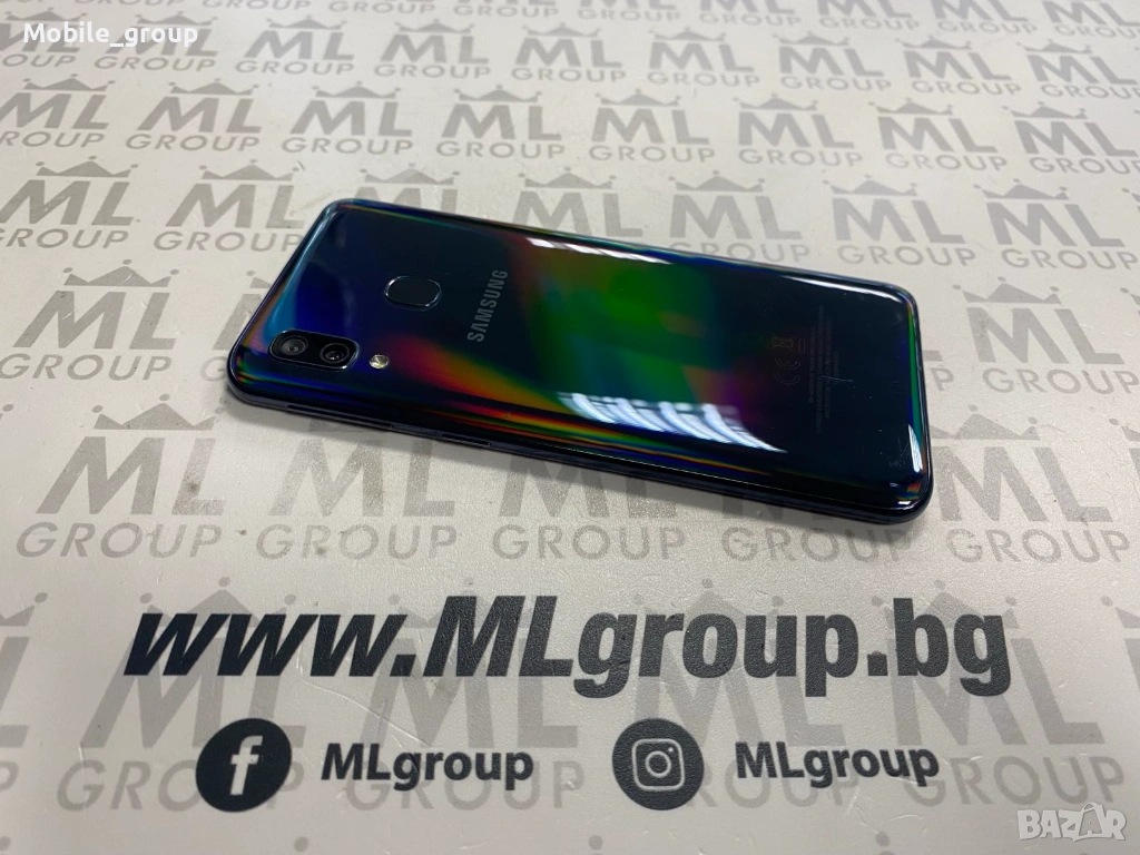 #MLgroup предлага Samsung Galaxy A40 64GB/4GB RAM Black Dual-Sim, втора употреба., снимка 1