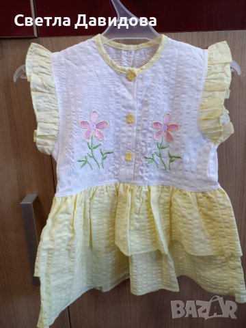 Детски летни рокли и поли, снимка 10 - Детски рокли и поли - 37419823