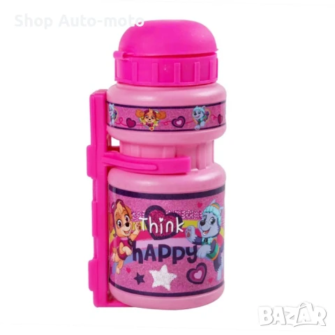 Детска бутилка за вода, Картинка с кучета, За велосипед , снимка 4 - Аксесоари за велосипеди - 51018173