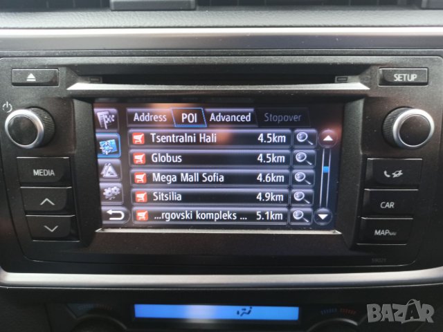 🚗 2025 карта Toyota Touch & Go ъпдейт навигация Тойота Avensis Auris RAV4 Corolla Hilux Yaris Verso, снимка 18 - Навигация за кола - 36347418