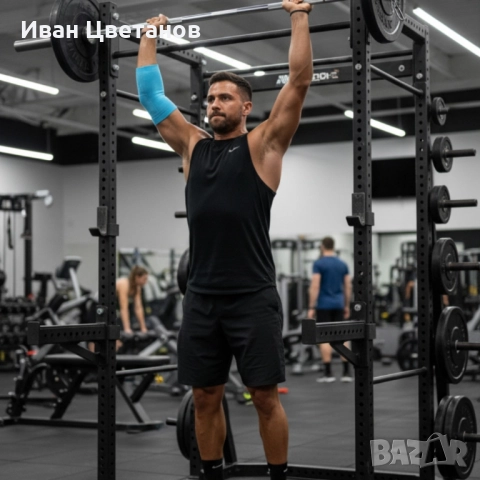 Удобен и дишащ еластичен бинт за облекчаване на болки и натоварвания в лакътя Elbow Support