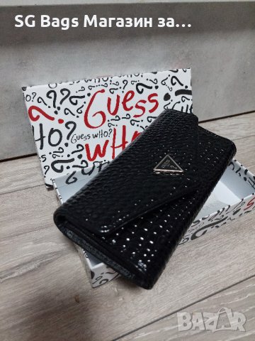 Guess дамско портмоне дамски портфейл код 216, снимка 14 - Портфейли, портмонета - 42887242