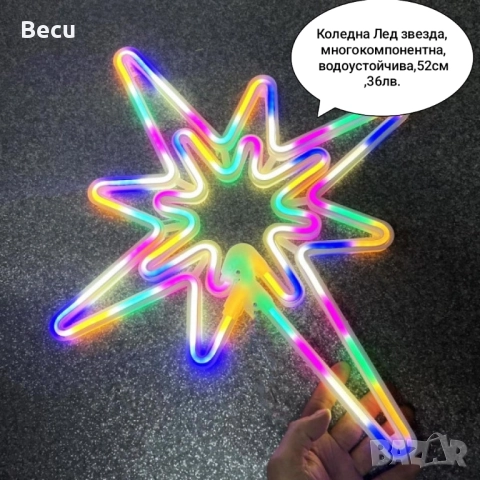 Коледни лампички, снимка 8 - Декорация за дома - 52356821