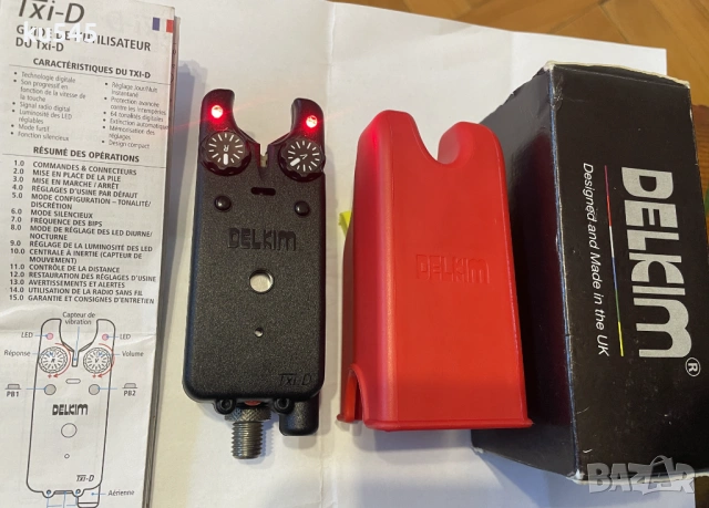 DELKIM TXI-D сигнализатор / аларма - червен цвят, снимка 4 - Такъми - 54241448
