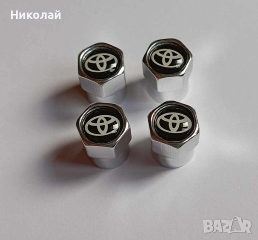 4 бр. Капачки за вентили Тойота , toyota , капачки за винтили на джанти, снимка 2 - Аксесоари и консумативи - 44465068