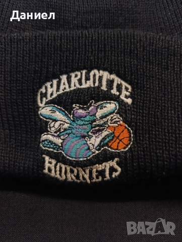 Винтидж шапка на Charlotte Hornets , снимка 3 - Шапки - 52951218