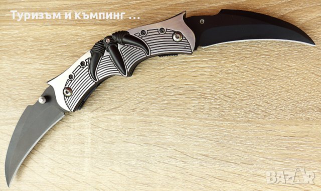 Карамбит с 2 остриета, снимка 6 - Ножове - 44384966