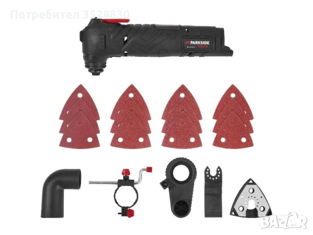Безжичен акумулаторен мултифункционален инструмент мултитул PARKSIDE PPMFWA 12 A1 12V НОВ, снимка 12 - Други инструменти - 53147699