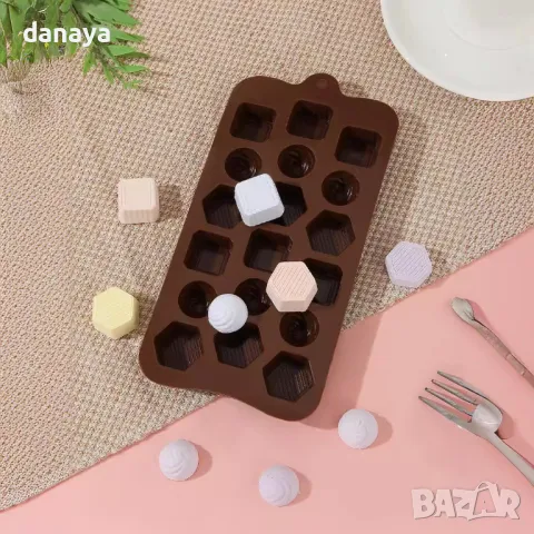 5846 Силиконова форма за бонбони и лед Бонбониера, снимка 4 - Форми - 50112809